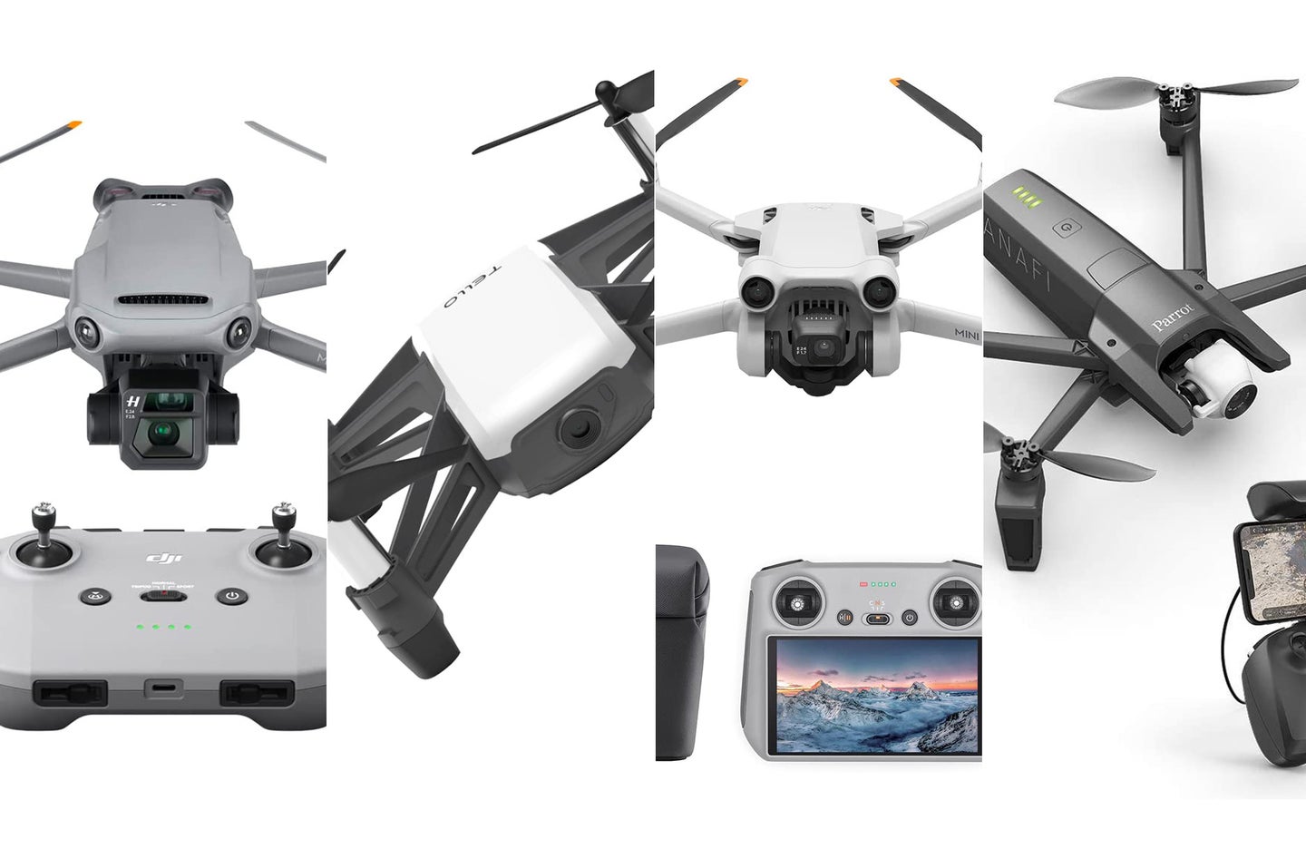 The best travel drones composited