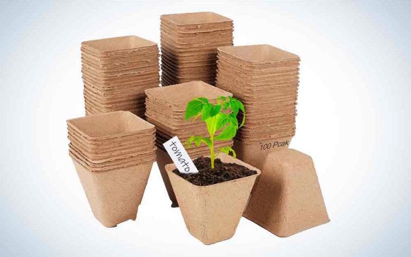DSUWAZU Biodegradable Peat Pots for Seedlings